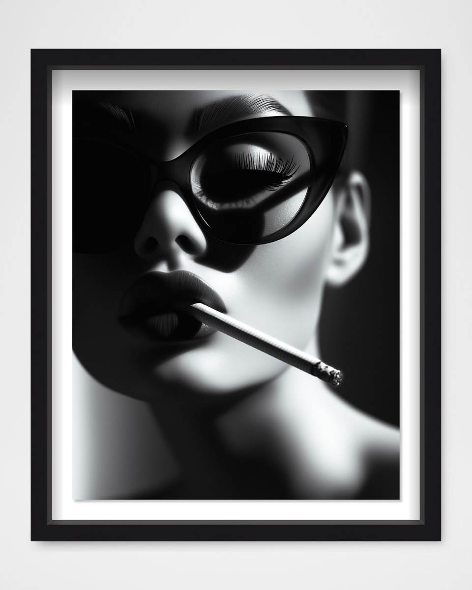 "A Hollywood Star II" Framed Wall Art Print